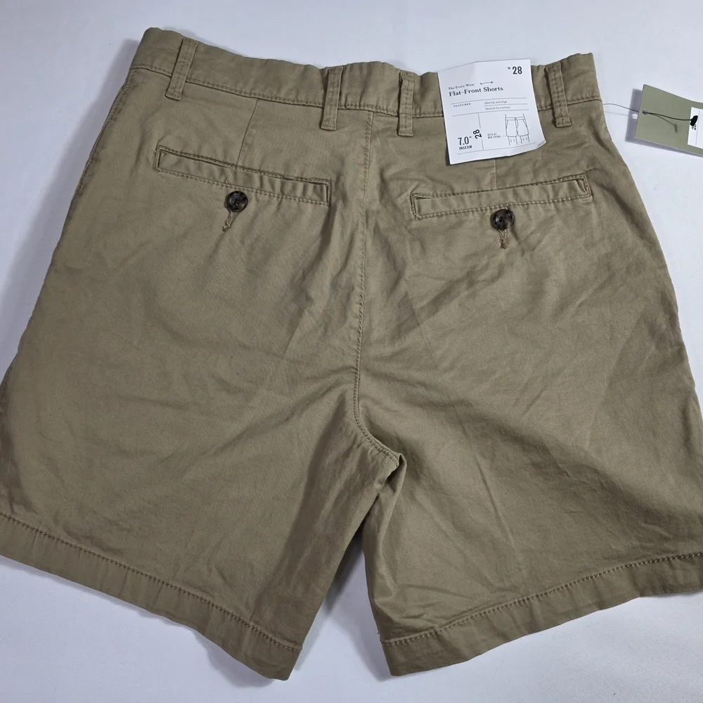 Goodfellow & Co Men’s Khaki Chino Shorts Size 28 NWT